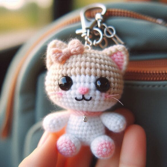 Amigurumi Cat Keychain Crochet Pattern Amigurumi cat keychain crochet pattern