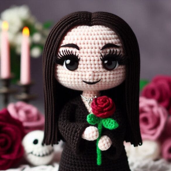 Crochet Your Own Gothic Amigurumi Doll