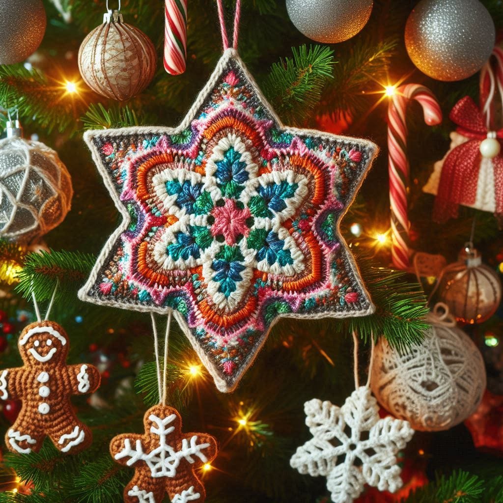 Crochet Star Ornament Pattern
