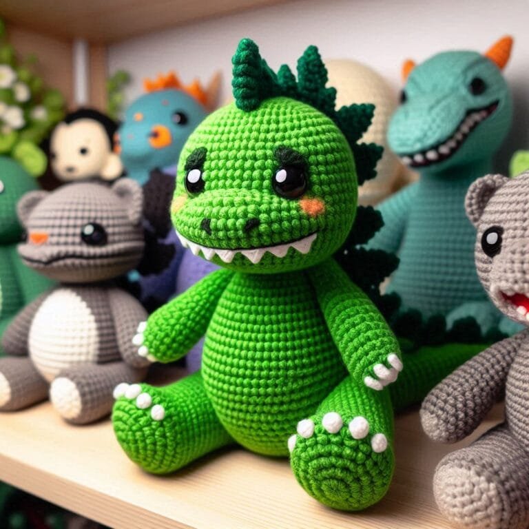 Godzilla in Amigurumi Crochet Pattern