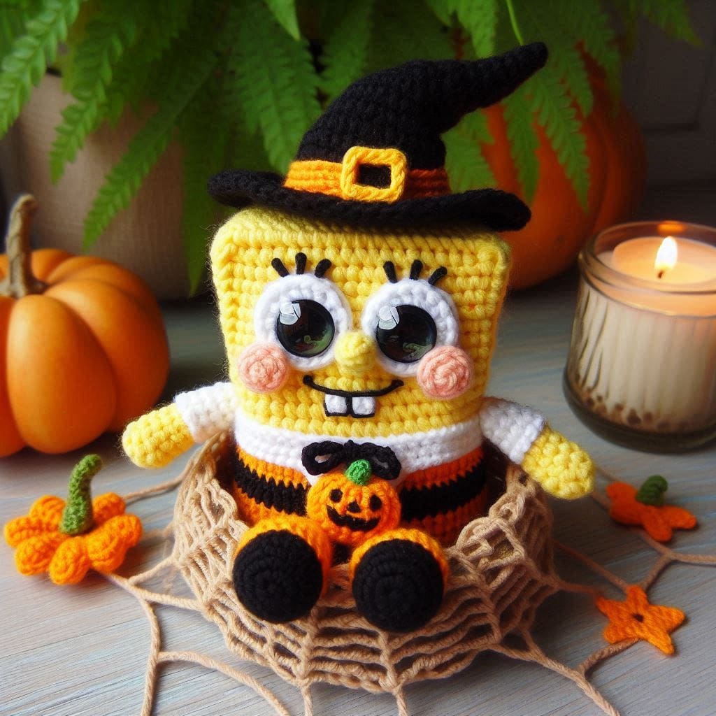 Halloween SpongeBob Amigurumi