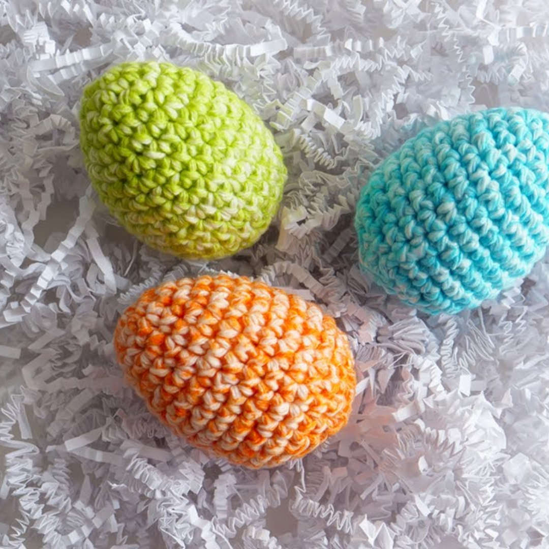 How to Crochet Easter Eggs - Old Library