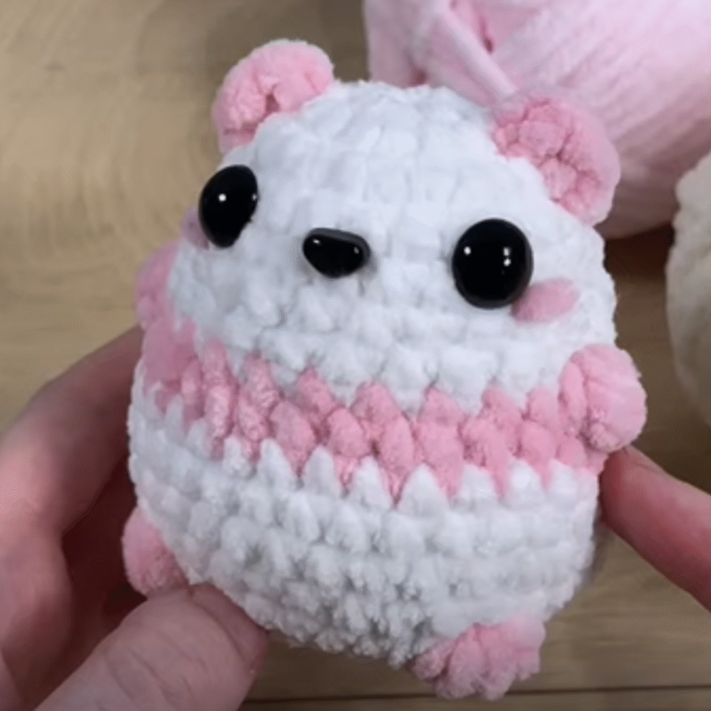 How to crochet a no sew panda