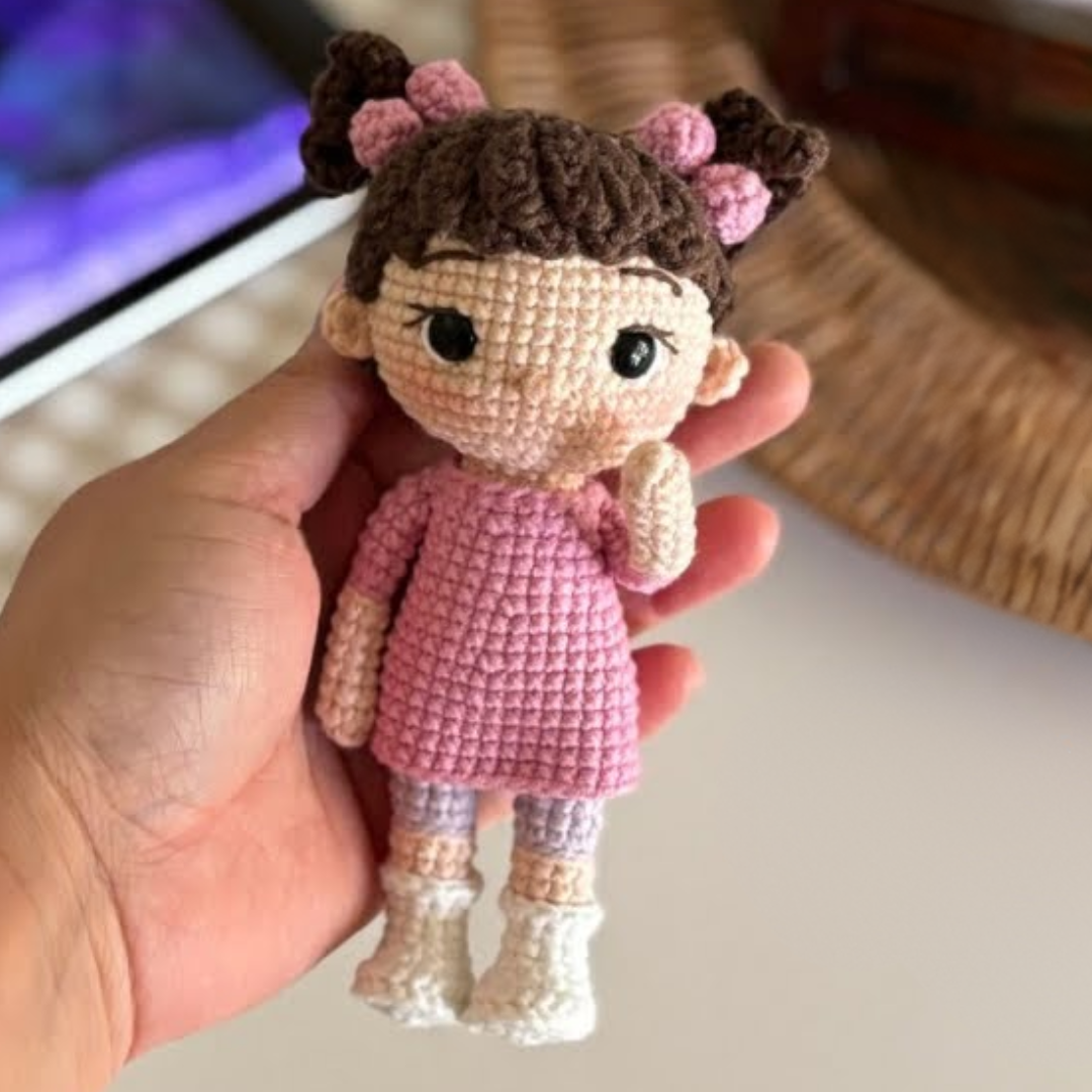 Boo Crochet Boo Monsters INC Amigurumi - Old Library